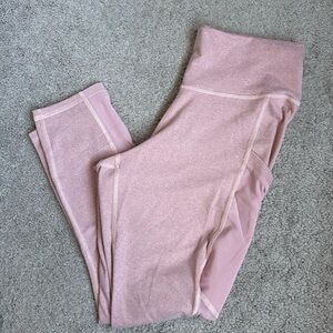 Heather Pink Fabletics Leggings